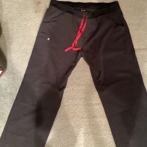 FIGS CHARCOAL GREY KADE SCRUB PANT XL